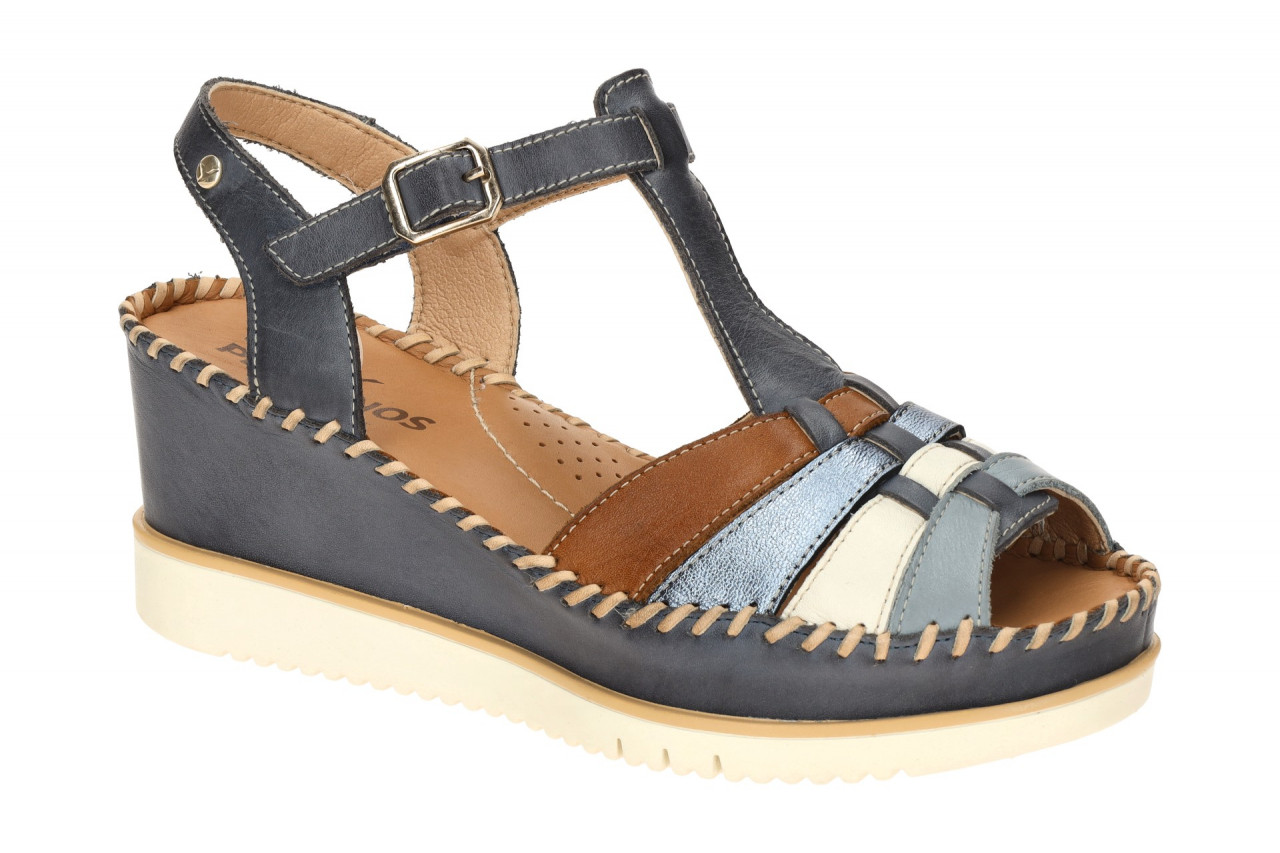 Pikolinos Damen Sandale AGUADULCE W3Z-1836C1 Pacific Blau Keilabsatz 4cm 1 Pikolinos Damen Sandale AGUADULCE W3Z-1836C1 Pacific Blau Keilabsatz 4cm