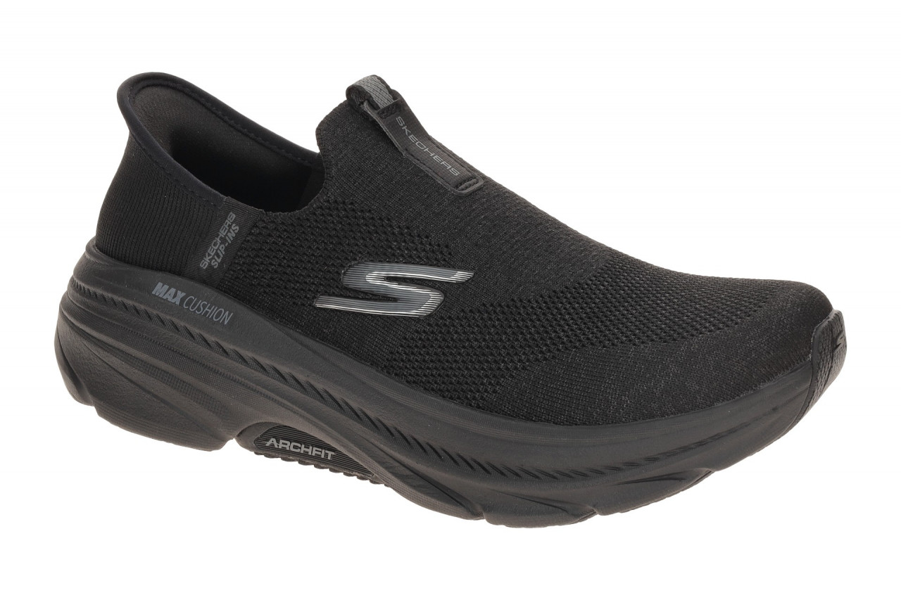 Skechers 128945 BBK MAX CUSHIONING ARCH FIT 2.0 - CAMBRIDGE Slipper Schwarz Uni 1 Skechers 128945 BBK MAX CUSHIONING ARCH FIT 2.0 - CAMBRIDGE Slipper Schwarz Uni