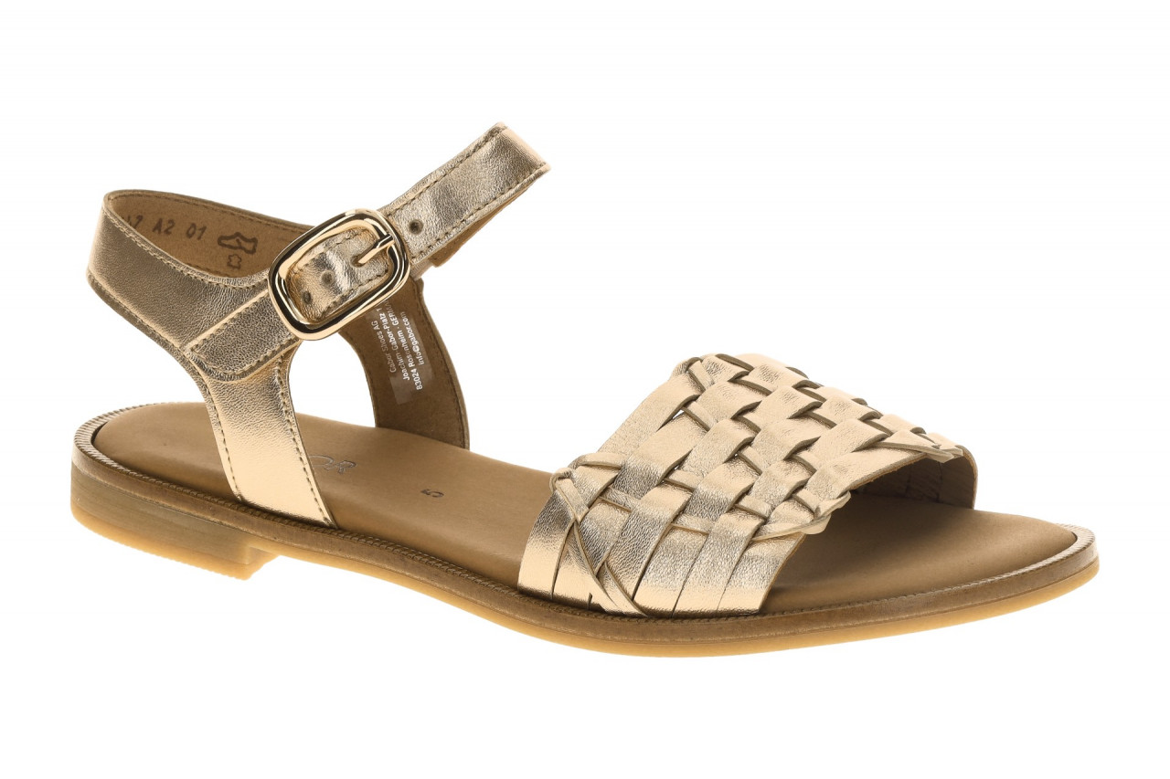 Gabor 85.514 Damen Sandalette beige champagner Glattleder Blockabsatz 1 Gabor 85.514 Damen Sandalette beige champagner Glattleder Blockabsatz