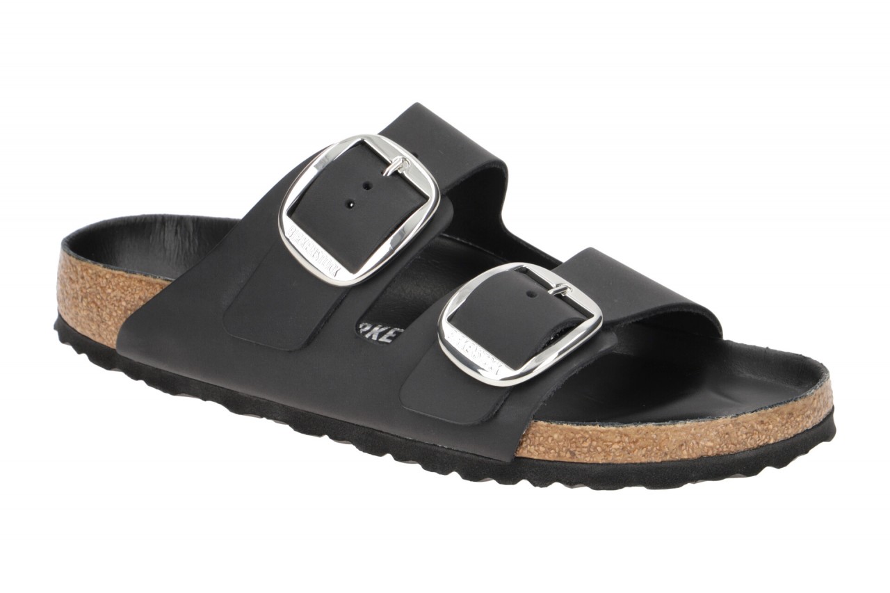 Birkenstock Damen Pantoletten ARIZONA BIG BUCKLE 1011074 Schwarz Nubukleder 1 Birkenstock Damen Pantoletten ARIZONA BIG BUCKLE 1011074 Schwarz Nubukleder