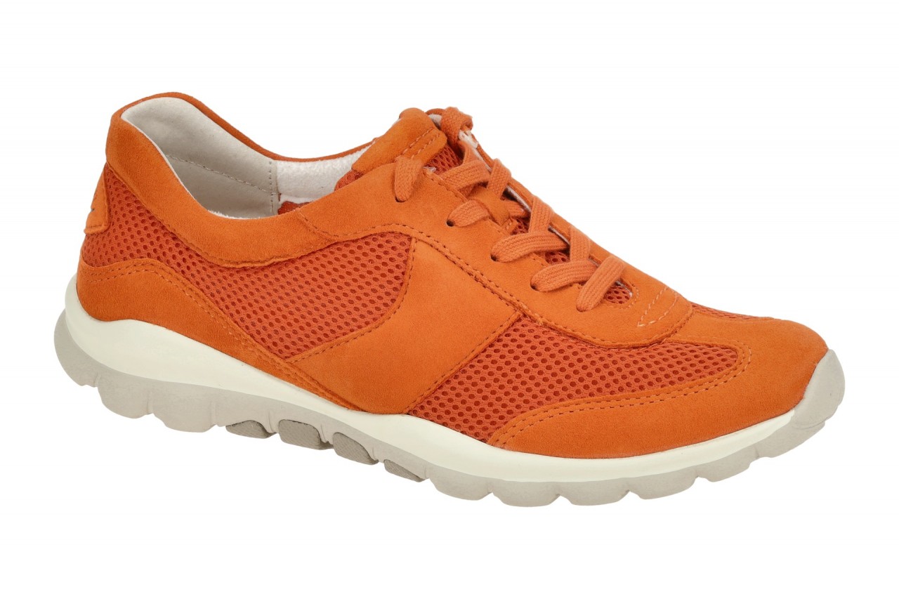 Gabor 66.966.32 Rollings oft Damen Sneaker Orange mandarine flexibel & bequem 1 Gabor 66.966.32 Rollings oft Damen Sneaker Orange mandarine flexibel & bequem