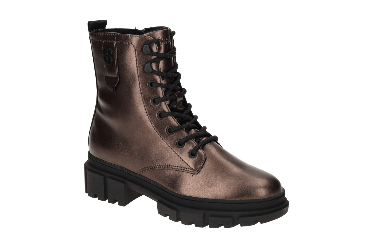 S.Oliver Damen Stiefeletten 5-25214-41 Braun broncemetal Bequeme Chunky Boots 1 S.Oliver Damen Stiefeletten 5-25214-41 Braun broncemetal Bequeme Chunky Boots