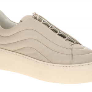 H?gl 0240 Grau Cashmere Plateau Sneaker Glattleder Wechselfu?bett