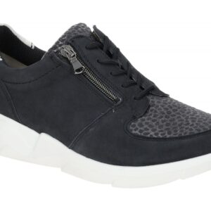 Waldl?ufer 668K02 K-FUNKY Sneaker Blau Marine/Weiss Bequeme Damenschuhe Waldl...