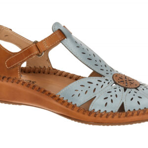 Pikolinos 655-0841C1 Damen Sandale denim in Blau - Keilsandalen mit Echtleder...