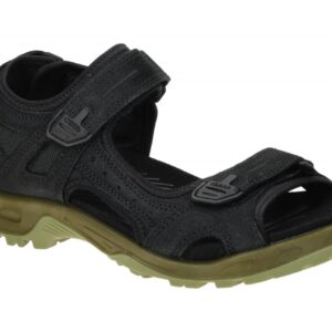 Ecco 069564 Yucatan Sandal Herren Sandale Schwarz Receptor Profil Gummisohle