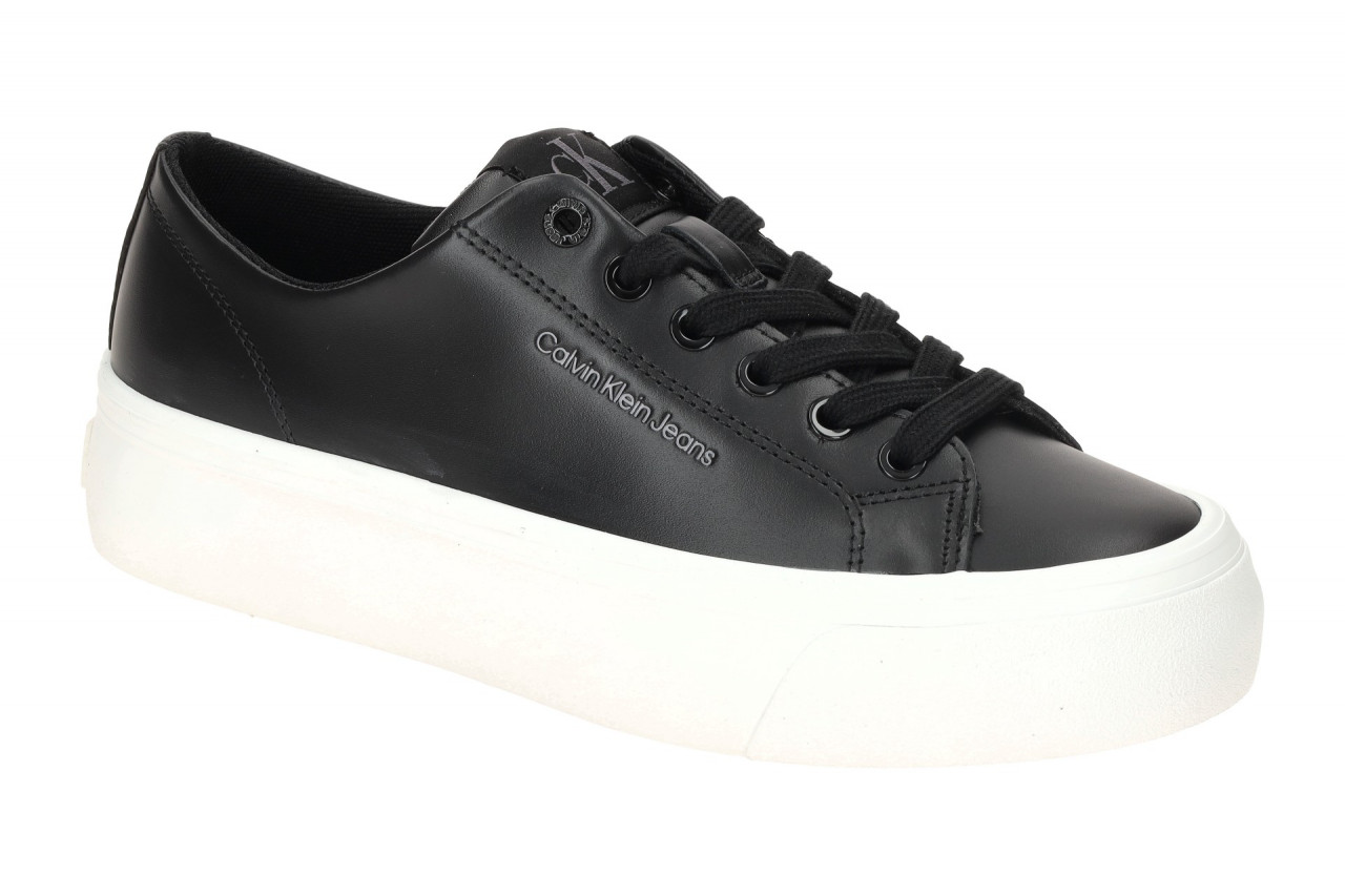 Calvin Klein YW01771 0GM VULC FLATFORM Damenschuhe schwarz bright white Plateau 1 Calvin Klein YW01771 0GM VULC FLATFORM Damenschuhe schwarz bright white Plateau