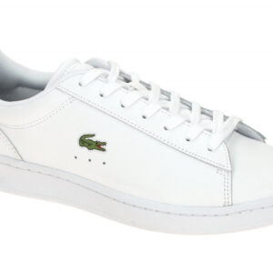 Lacoste Sneakers Herren CARNABY SET 224 Wei?/Navy Glattleder Velourleder Textil