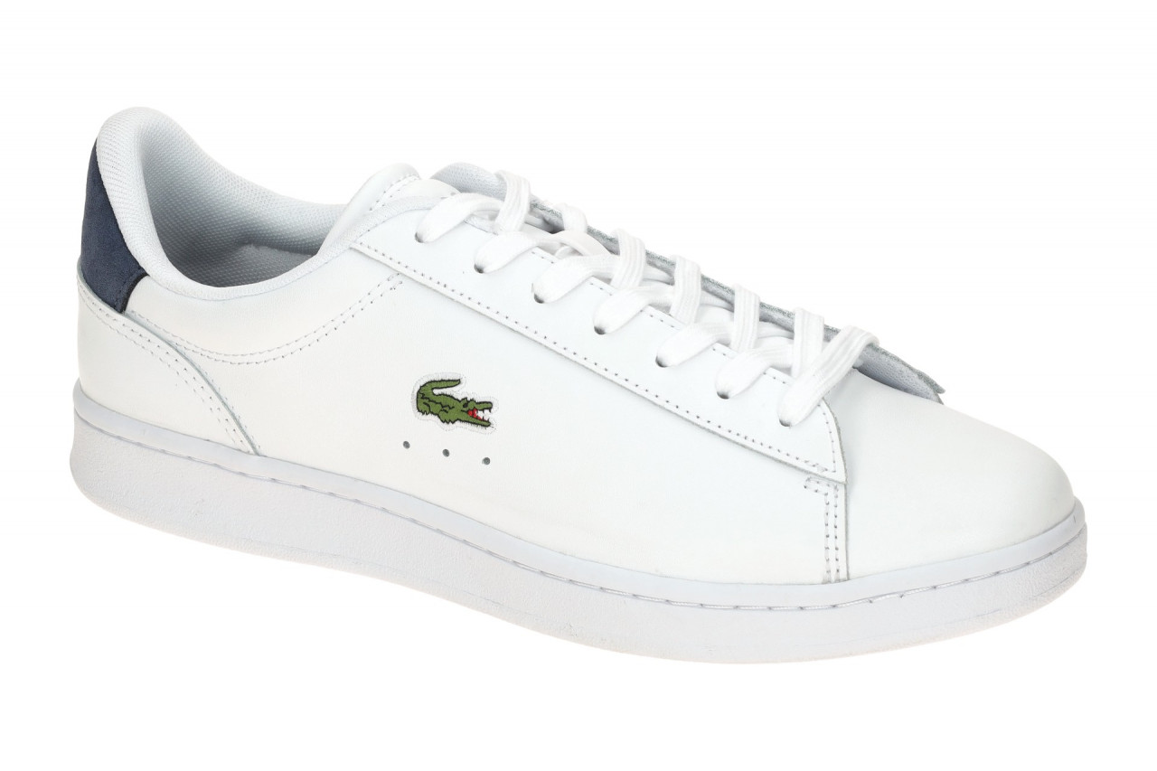 Lacoste Sneakers Herren CARNABY SET 224 Wei?/Navy Glattleder Velourleder Textil 1 Lacoste Sneakers Herren CARNABY SET 224 Wei?/Navy Glattleder Velourleder Textil