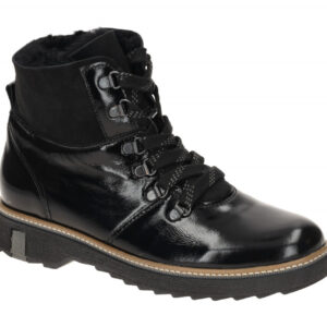 Waldl?ufer 911802 HITOMI Damen Winterstiefeletten schwarz Leder Warmfutter Lu...