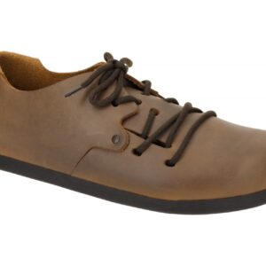 Birkenstock 1004851 Montana Schn?r Halbschuhe Braun Cuoio Echtleder
