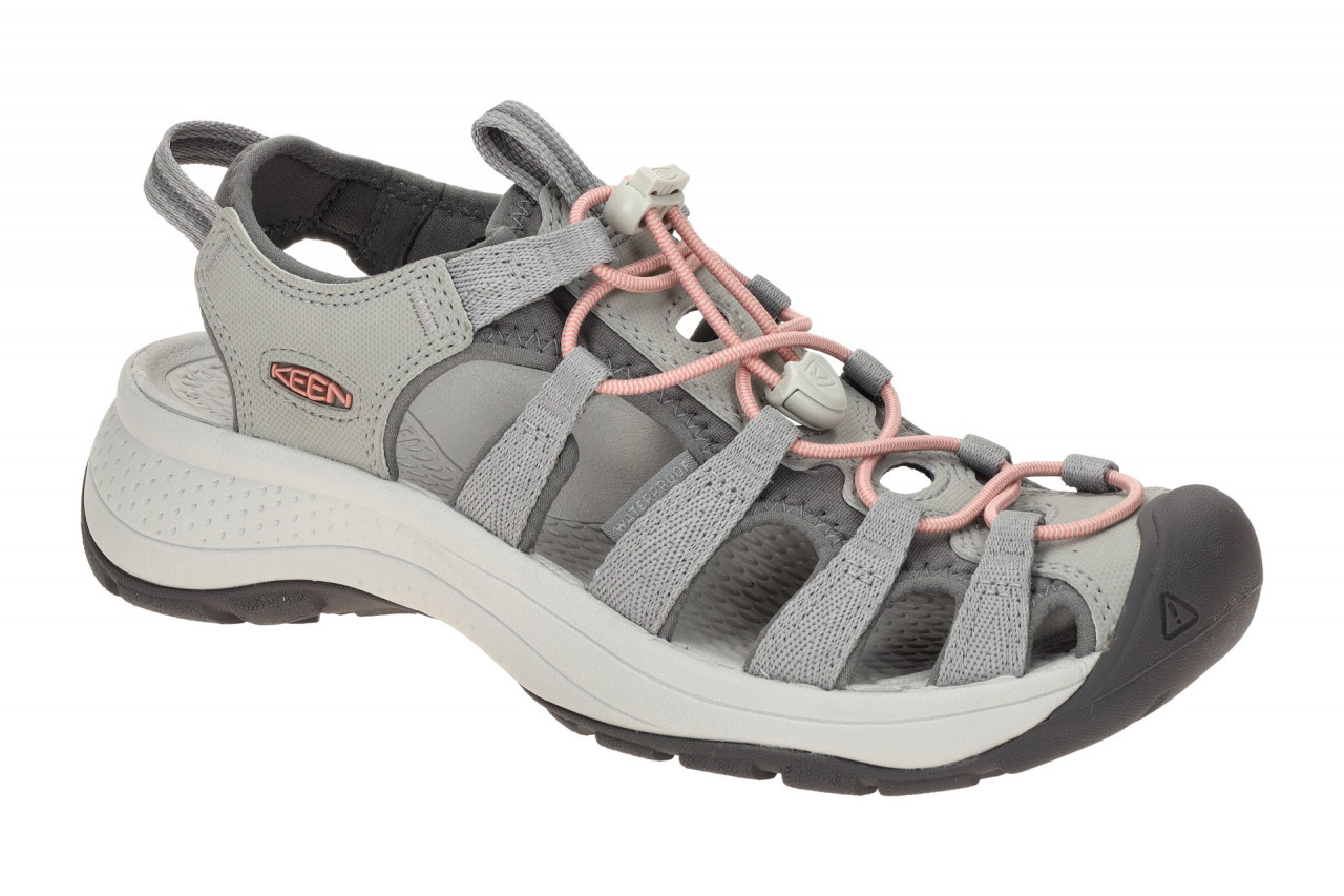Keen Astoria West Damen Outdoor Sandalen - 1023589 KEEN - Grau/Coral 1 Keen Astoria West Damen Outdoor Sandalen - 1023589 KEEN - Grau/Coral