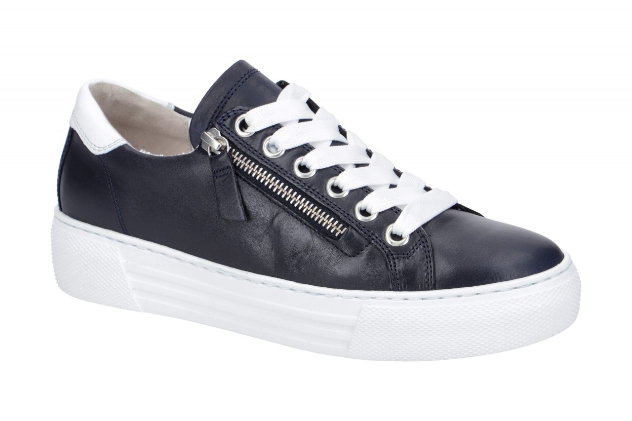 Gabor 86.465.66 Damen sportliche Halbschuhe blau/wei? comfort-Frottee-Futter 1 Gabor 86.465.66 Damen sportliche Halbschuhe blau/wei? comfort-Frottee-Futter