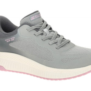 Skechers 117624 GYMT BOBS SQUAD 4 - STAPLE LOOK Damen Sneaker grau/multi Memo...