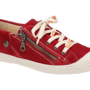 Eject 13001.011 DASS Damenschuhe - Rot Red Echtleder Gummisohle Schn?rung