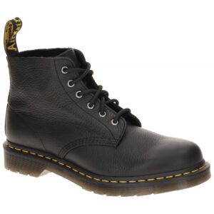 Dr. Martens 32166001 Black Ambassador Leather Boots - Unisex Round Toe G Bloc...