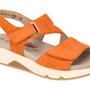 Gabor Sandale 66.885.35 ROLLINGSOFT Orange Mandarine Keilabsatz 1,5cm