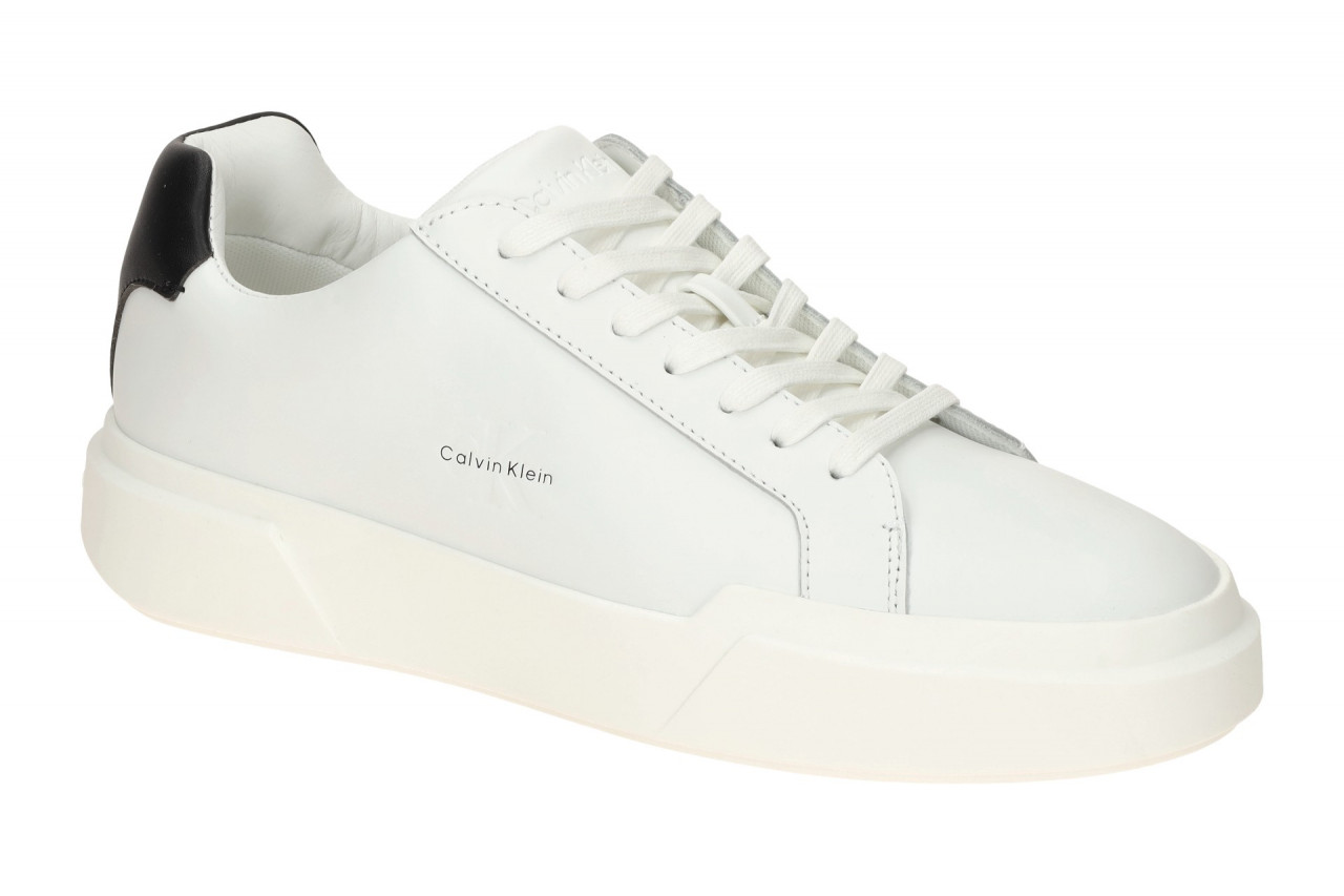 Calvin Klein Herrenschuhe YM01344 01W Chunky Cupsole - Laceup Wei?/Schwarz 1 Calvin Klein Herrenschuhe YM01344 01W Chunky Cupsole - Laceup Wei?/Schwarz