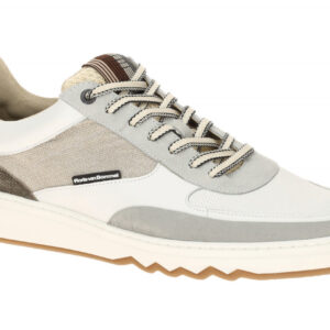 Floris van Bommel FvB 10143-60-01 Herrensport-Sneaker wei? Glattleder/Velours...