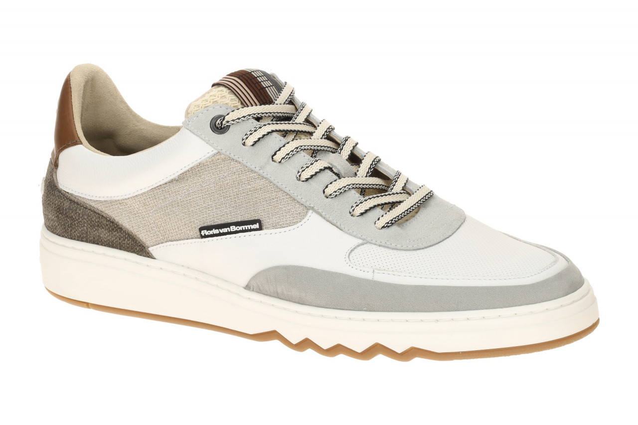 Floris van Bommel FvB 10143-60-01 Herrensport-Sneaker wei? Glattleder/Velours... 1 Floris van Bommel FvB 10143-60-01 Herrensport-Sneaker wei? Glattleder/Velours...