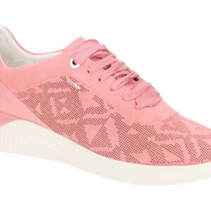 Geox D828SC 00022 C7008 Damen Sneaker rosa pink coral, atmungsaktiv & wasserd...