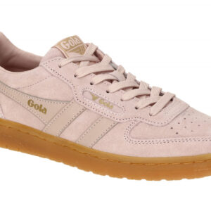 Gola CLB571KK Damen Sneaker rose/gum - Court Stil mit Echtleder Suede & herau...