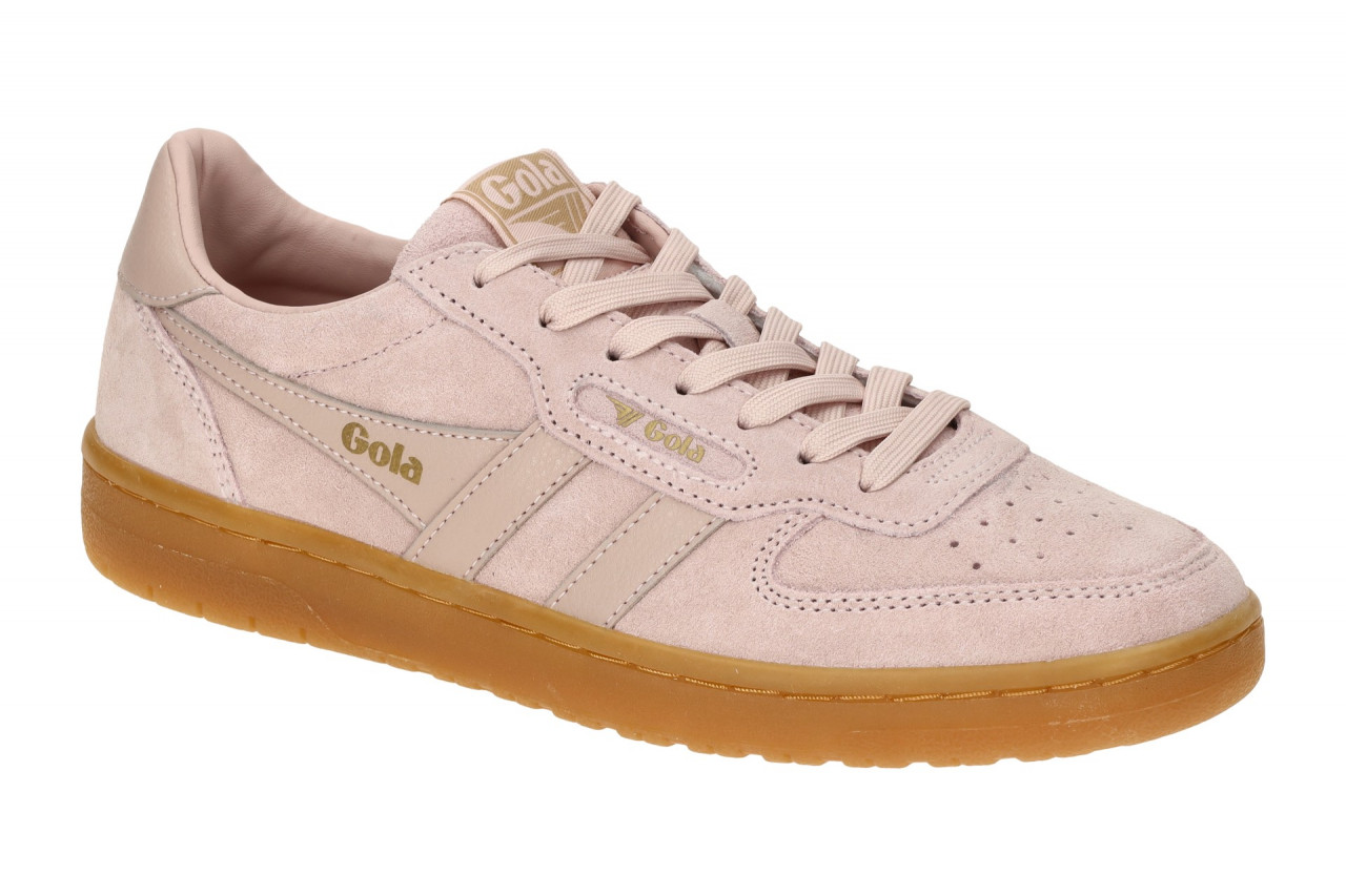 Gola CLB571KK Damen Sneaker rose/gum - Court Stil mit Echtleder Suede & herau... 1 Gola CLB571KK Damen Sneaker rose/gum - Court Stil mit Echtleder Suede & herau...