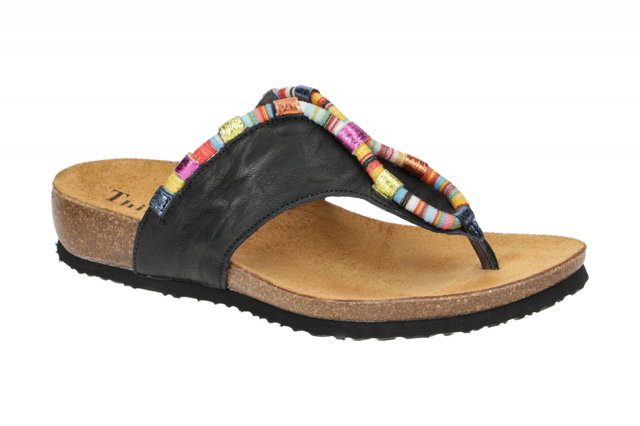 Think 3-000211-0000 Julia Pantoletten Schwarz sz Wedge Absatz Echtleder Komfo... 1 Think 3-000211-0000 Julia Pantoletten Schwarz sz Wedge Absatz Echtleder Komfo...