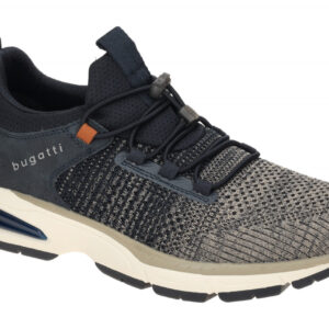 Bugatti 321-AOX60-6969 Herrenschuhe Sneakers taupe grau + dunkelblau | Weich ...