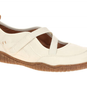 Josef Seibel Damen Ballerina Wynona 10 Wei? Echtleder Klettverschluss Flach G...