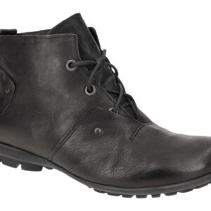 Think Herrenstiefelette 3-000139-0010 KONG Schwarz Echtleder Lammfell Gummisohle
