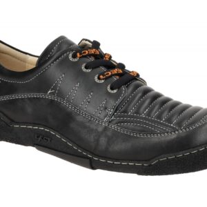 Eject ICE 20236.002 Herren Schn?rschuhe Schwarz Echtleder Gummisohle