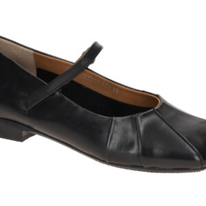 Everybody 84702F1554 GL001 Loredana Damenschuhe Ballerina Mary Jane Schwarz E...