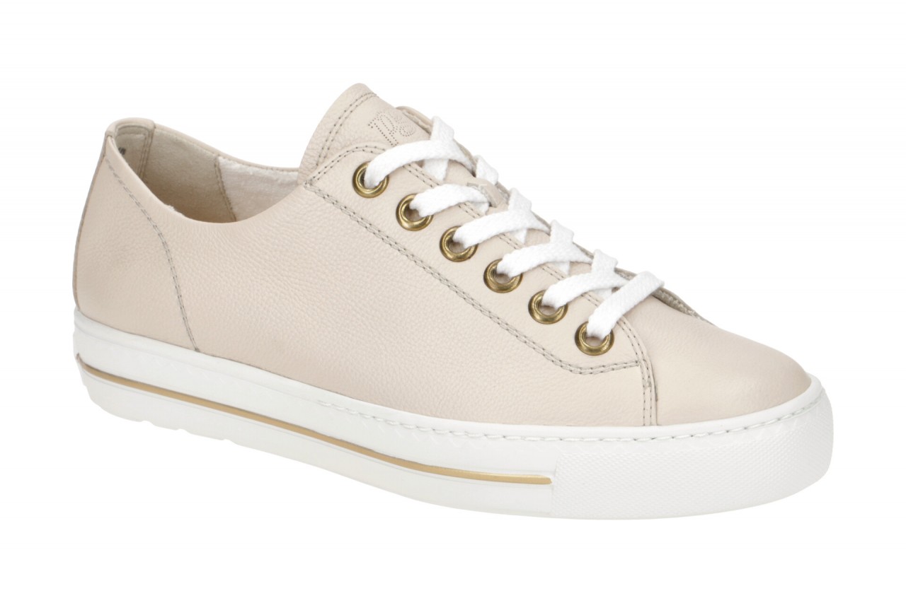 Paul Green Damen Sneaker 4704-28 beige biscuit oro Echtleder Frottee-Futter 1 Paul Green Damen Sneaker 4704-28 beige biscuit oro Echtleder Frottee-Futter