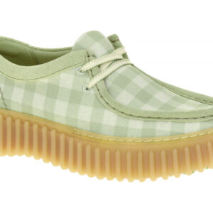 Clarks Torhill Bee 26186299 4 Damenschuhe Gr?n bequeme Schn?r-Halbschuhe mit ...