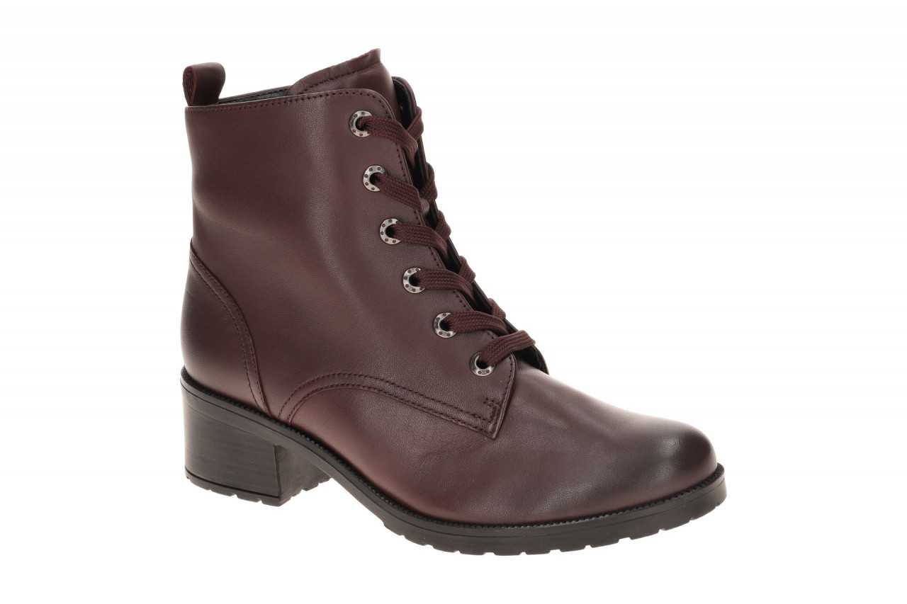 Gabor 72.816 Damen Stiefeletten merlot Glattleder Lace up Boots 4cm Blockabsatz 1 Gabor 72.816 Damen Stiefeletten merlot Glattleder Lace up Boots 4cm Blockabsatz