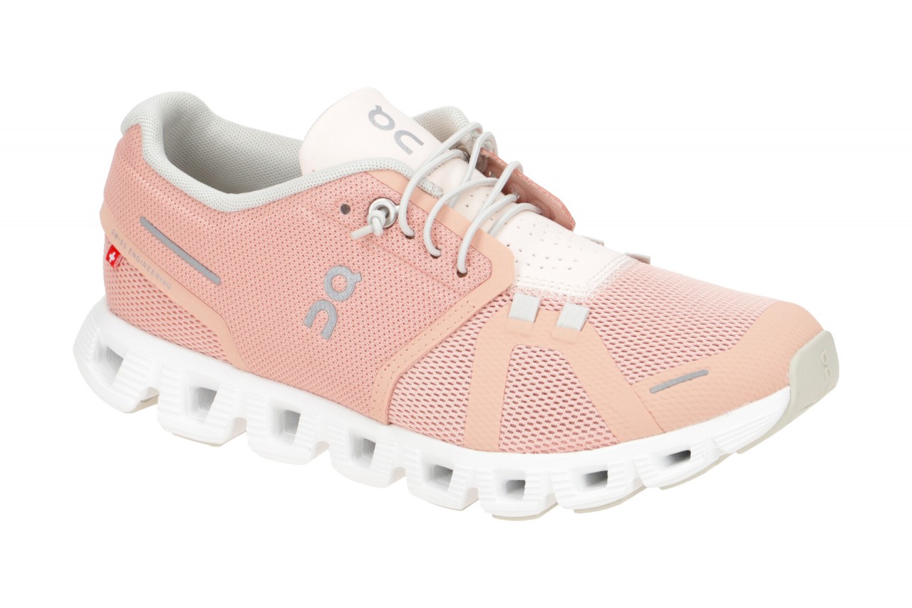 ON 59.98556 Cloud 5 Damen Sportschuhe Sneaker rose / shell recyceltes Polyest... 1 ON 59.98556 Cloud 5 Damen Sportschuhe Sneaker rose / shell recyceltes Polyest...
