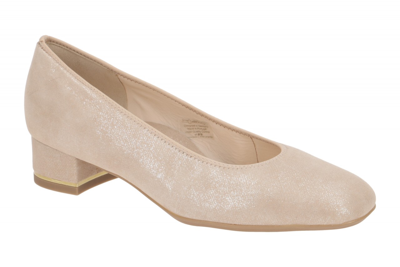 ara 12-21838 07 Beige Sand Pumps mit Glitzer, Lederfutter und extra weiter Pa... 1 ara 12-21838 07 Beige Sand Pumps mit Glitzer, Lederfutter und extra weiter Pa...