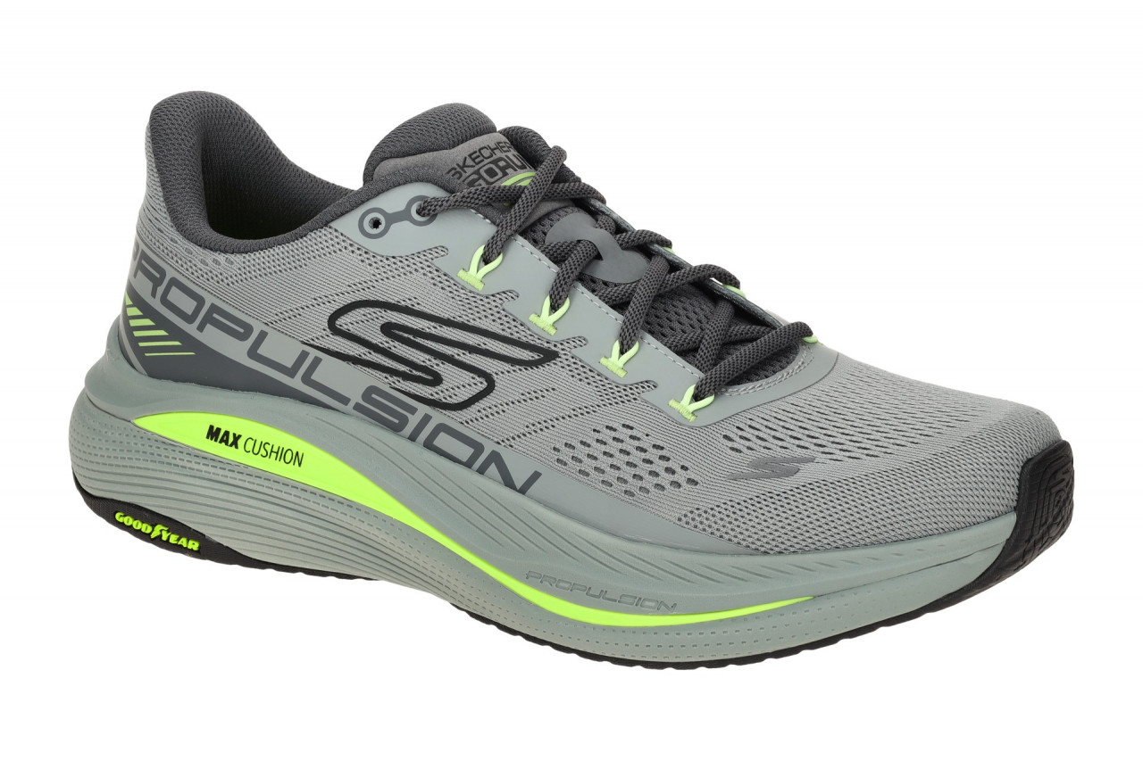 Skechers 220509 MAX CUSHIONING PROPULSION Herren Sportschuhe grau/multi D?mpfung 1 Skechers 220509 MAX CUSHIONING PROPULSION Herren Sportschuhe grau/multi D?mpfung