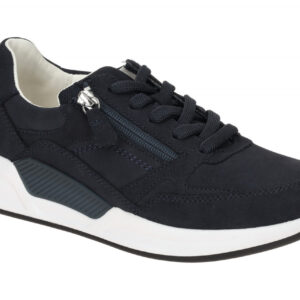 Gabor 86.958.36 ROLLINGSOFT Sneaker Damen Sportliche Halbschuhe Blau