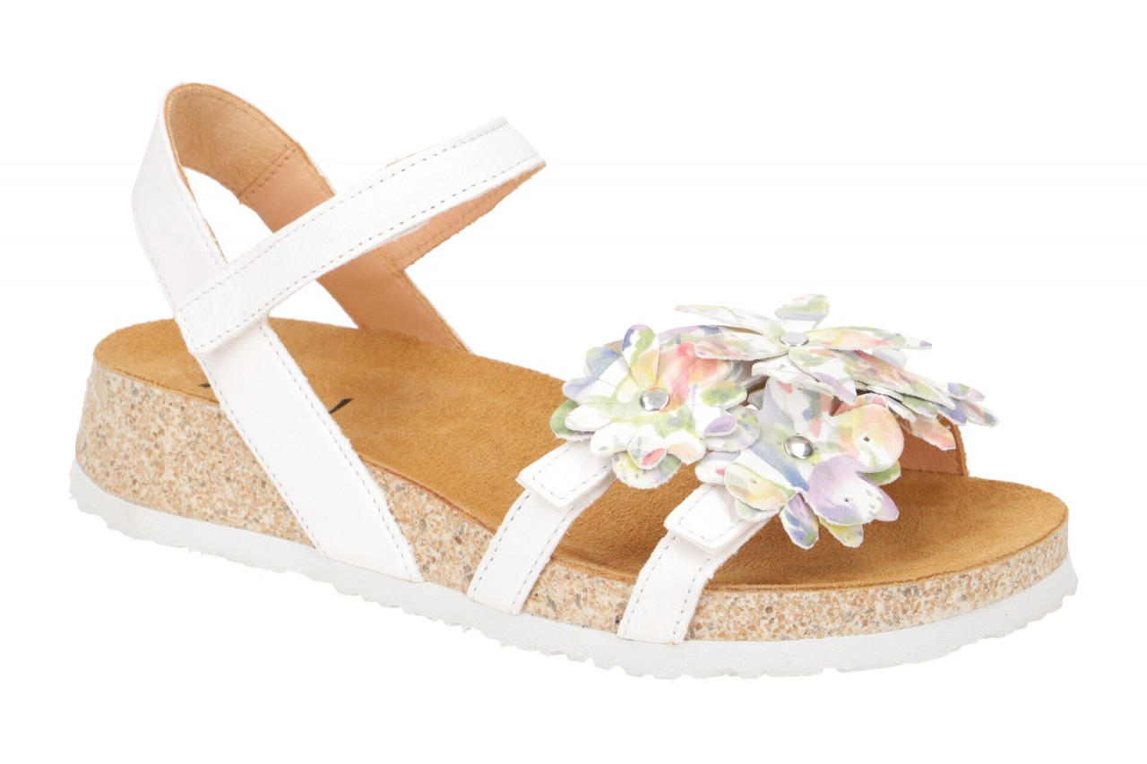 Think 551 Damen Sandalette wei? bianco/kombi Keilabsatz Klettverschluss Echtl... 1 Think 551 Damen Sandalette wei? bianco/kombi Keilabsatz Klettverschluss Echtl...