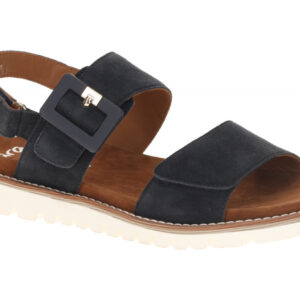 ara 12-28134 02 Damen Sandale dunkelblau braun Klettverschluss bequem flexibel