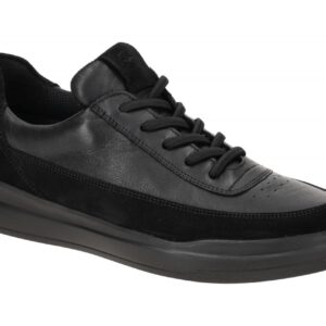 LLOYD 14-205-10 ARIO Lufthansa Edition Herren Sneaker Schwarz Uni XL Gummisohle