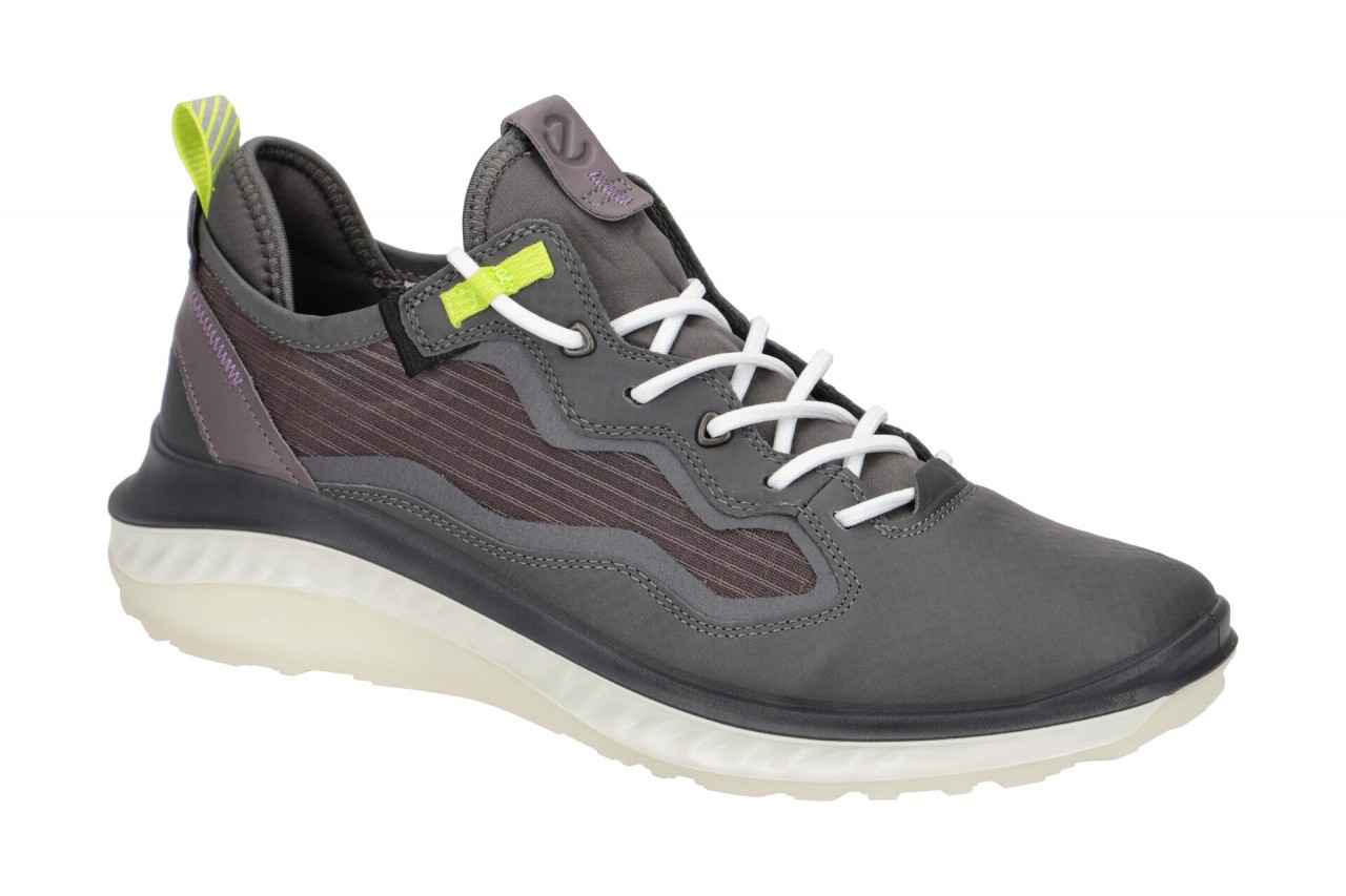 Ecco 82132460242 ST.360 MENS Herrensport-Halbschuhe Grau - magnet, atmungsaktiv 1 Ecco 82132460242 ST.360 MENS Herrensport-Halbschuhe Grau - magnet, atmungsaktiv