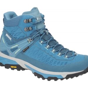 Meindl 47160 18 Damen Wander Stiefeletten, hellblau/gelb, wasserdicht, Vibram...