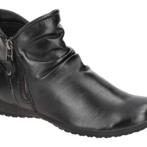Josef Seibel Damen Stiefeletten NALY 41 Schwarz Glattleder Warmfutter TR Sohle