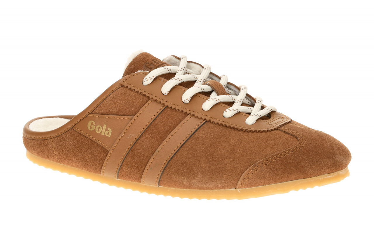 Gola CLB927TT CLEORA SUMMIT Damen Winter Mule Braun Umber Echtleder Warmfutter 1 Gola CLB927TT CLEORA SUMMIT Damen Winter Mule Braun Umber Echtleder Warmfutter