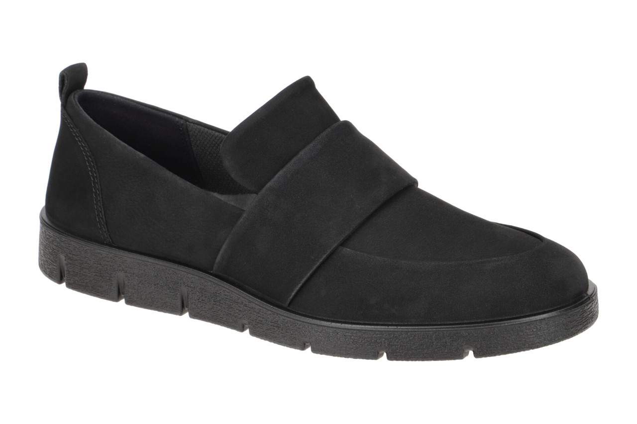 Ecco 28230302001 Bella Damen Slipper Schwarz Nubuck PU-Laufsohle 1 Ecco 28230302001 Bella Damen Slipper Schwarz Nubuck PU-Laufsohle
