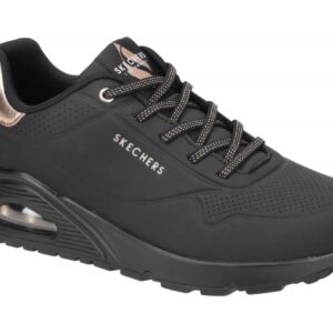 Skechers 155196 BBK UNO - SHIMMER AWAY Damen Sportliche Halbschuhe Schwarz Ai...