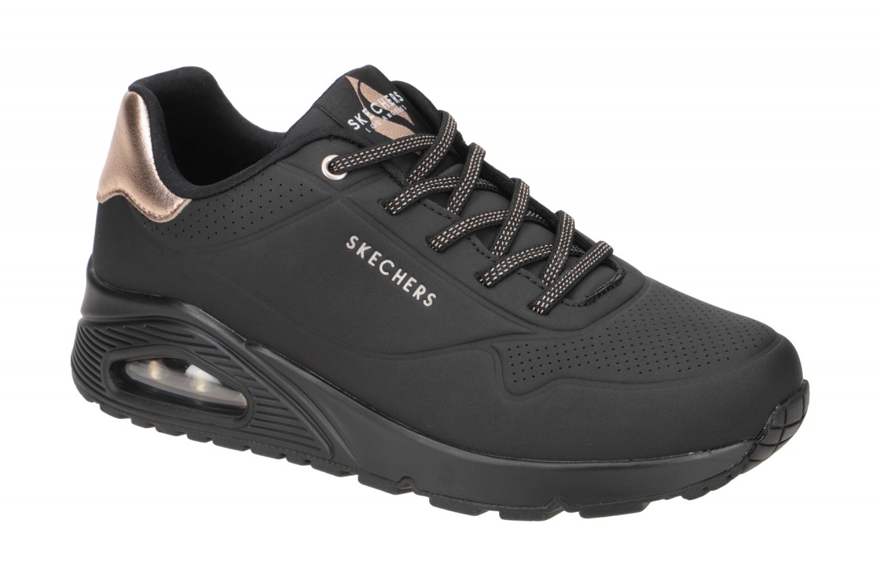 Skechers 155196 BBK UNO - SHIMMER AWAY Damen Sportliche Halbschuhe Schwarz Ai... 1 Skechers 155196 BBK UNO - SHIMMER AWAY Damen Sportliche Halbschuhe Schwarz Ai...